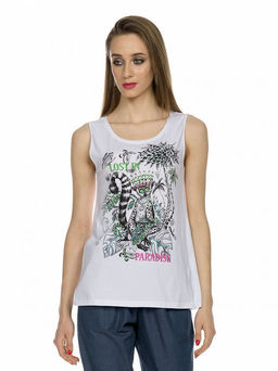 PELICAN, майка женская, Белый