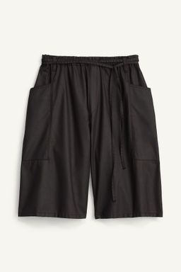 BERMUDA RELAXED FIT LYOCELL EFECTO ENCERADO / Marr?n - Zara фото 6