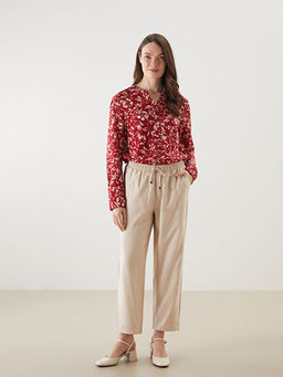 Beli Lastikli Havu? Kesim Kad?n Pantolon