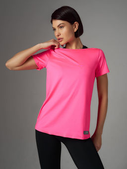 Футболка прямого силуэта с открытой спиной - NEVERLATE фото 2