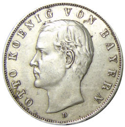 3 марки 1909 года D Германия (Бавария)