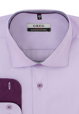 Сорочка мужская длинный рукав GREG 720/139/LV/Z/3p