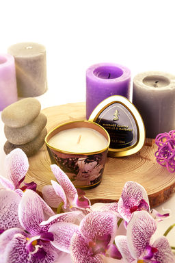 Массажное аромамасло в виде свечи Shunga Возбуждение.Пьянящий шоколад(Excitation.Chocolate), 170мл