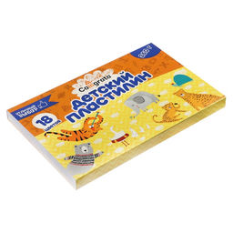 Пластилин 18цв 360г Calligrata классический  фото 8