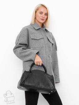Сумка женская кожаная 0031VG black  Vitelli Grassi