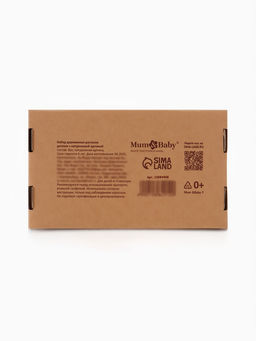 Набор деревянных расчесок детских с натуральной щетиной, 2 шт в коробке, M&B