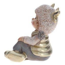 Фигурка декоративная "Мальчик/Девочка", L5,5 W6 H6,5 см, 2в.