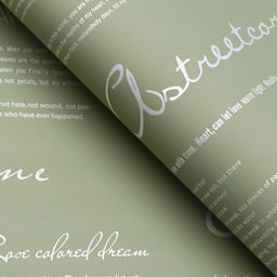 Цена за 20 шт. Пленка для цветов матовая Новости Love,зеленый чай/лимонный крем, 60 х 60 см - UPAK LAND фото 2