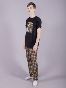 3С655Д40 151420 ПИЖАМА МУЖ. 96-86-182,188 ЧЕРНЫЙ - Текс-дизайн фото 2