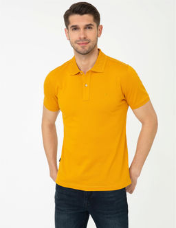 Safran Slim Fit Polo Yaka Merserize Ti__rt