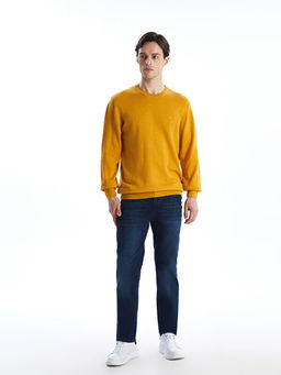 Bisiklet Yaka Erkek Triko Kazak