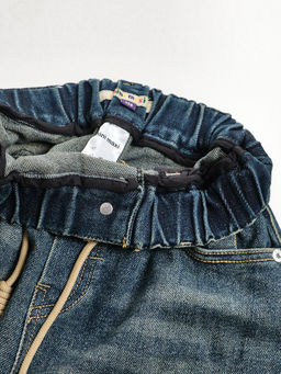 Джинсы для девочек прямого кроя 33-69031 синий - Mini maxi фото 13