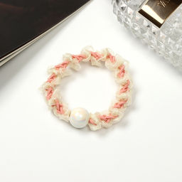 Цена за 6 шт. Резинка для волос «Альта», люкс шарик, 5 см, МИКС