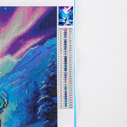 Алмазная мозаика на новый год с полным заполнением на холсте Олень, 30?40 см, набор для творчества