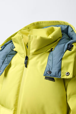 DOWN FEATHER JACKET WITH DETACHABLE HOODIE, WATER-RESISTANT AND WINDPROOF RECCO® SYSTEM SKI COLLECTION - Zara фото 6