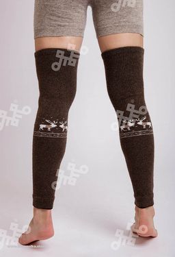 Гетры из 100% монгольской шерсти (арт. 01260) - Тод оймс ххк фото 2