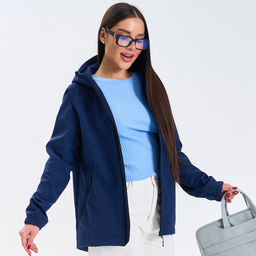 RODOS Ветровка softshell женская демисезон М-312 Тёмно-синий