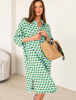 VILATTE / Платье-рубашка из премиальной вискозы