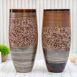 Ваза «Лорелия», 40×17 см, стекло