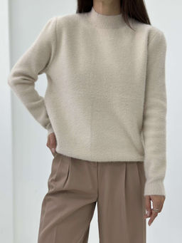 Свитер Fluffy (бежевый)