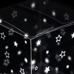 Цена за 5 шт. Складная коробка из PVC Звездопад, 7 х 7 х 7 см - UPAK LAND фото 3