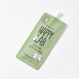 Happy Lab Очищающая маска для молодой кожи с зеленой глиной / Cleansing Mask With Green Clay, 20 мл