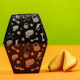 Цена за 2 шт. Печенье с предсказанием Для сурового мужика, в коробке, 1 шт. - Фабрика счастья фото 6