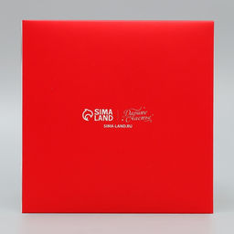 Цена за 5 шт. Складная коробка под маленький торт «С Новым годом!», 15×15×18 см, Новый год