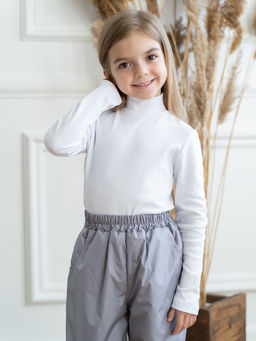 Джемпер-водолазка белая 645 (92, 56)