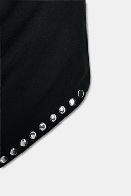 STUDDED HALTER TOP - Zara фото 7