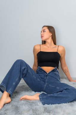 Женские джинсы палаццо с высокой посадкой Happyfox - Happy fox фото 13