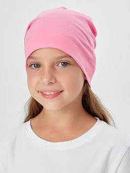 Шапка детская розовая