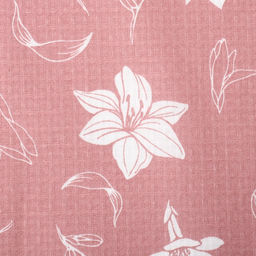 Простыня вафельная для бани «Этель. Лилия», 150×180 см, хлопок 100%, розовое