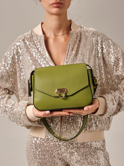 Сумка через плечо Azaro 3684 зеленый бамбук