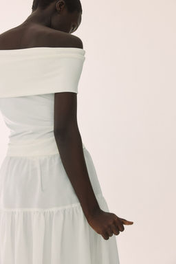 Top off-the-shoulder en punto - H&m фото 5