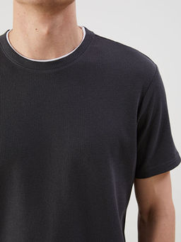 Bisiklet Yaka D?z Erkek Ti??rt