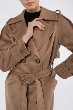 01-11364 Пальто женское демисезонное (пояс)