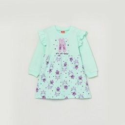 CRB wear/CWNG 62804-38-281 Платье для девочки, ментоловый/Ex.Cherubino  фото 2