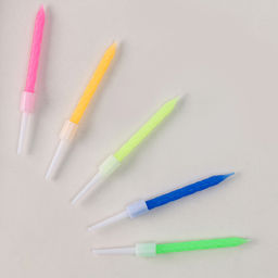 Набор для украшения Топпер С днём рождения, набор свечей 10 шт. - Simaland фото 2