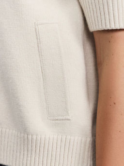 Кардиган с коротким рукавом с вискозой в составе / Zarina фото 7