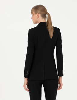 Siyah Kruvaze Slim Fit Ceket - Pierre cardin фото 6