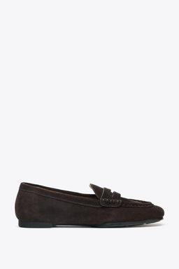 SPLIT SUEDE LOAFERS - Zara фото 5