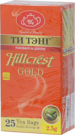 ТИ ТЭНГ. ЗОЛОТОЙ Гребень Холма (черный) карт.пачка, 25 пак.