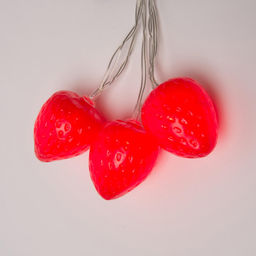 ULD-S0400-010/STB/2AA RED IP20 STRAWBERRY Гирлянда светодиодная на батарейках 2AA (не в/к), Клубника, 4м. 10 светодиодов. Красный свет. Провод прозрачный. TM Uniel. - Volpe фото 4
