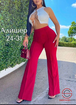 Брюки с высокой посадкой - Bruno фото 5