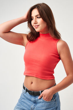 52714 топ укороченный с горлом - Натали фото 71