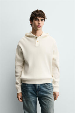 WAFFLE-KNIT HOODIE - Zara фото 10