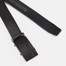 Ремень мужской, ширина 3.5 см, пряжка автомат, чёрный