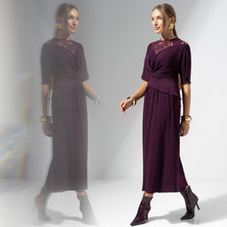 Костюм с юбкой с декоративными завязками на поясе Ручаюсь за успех (2 в 1 new) - Charutti фото 2