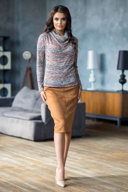 06-446 Джемпер - Вишня фото 4